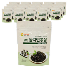 새론 광천 돌자반볶음 감칠맛 오리지널, 70g, 20개