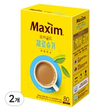 Maxim 麥心 無糖黃金摩卡咖啡, 11.5g, 80條, 2盒