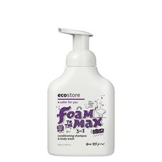 ecostore 宜可誠 孩童用泡沫3合1洗髮沐浴乳, 350ml, 1瓶