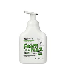 ecostore 宜可誠 孩童用泡沫3合1洗髮沐浴乳, 350ml, 1瓶