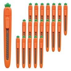 핑크풋 1000 당근 커터칼, 오렌지, 20개