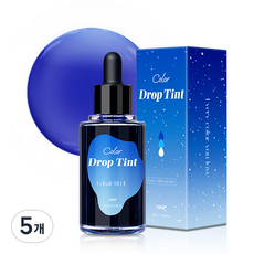 헤어플러스 컬러 드롭 틴트 50ml, 5개, 코발트블루