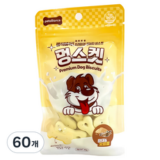 멍스켓 강아지 비스켓, 60개, 40g, 혼합맛(황태/오트밀)