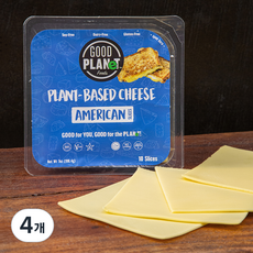 굿플래닛 아메리칸 슬라이스 비건 모조치즈, 198.4g, 1개입, 4개