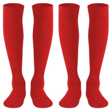 Amiss 機能感 萊卡中統棒球襪, 紅色, 2雙