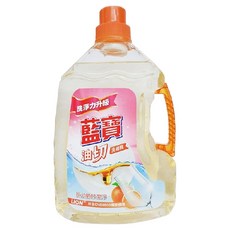 藍寶 油切洗碗精, 清爽柑橘薄荷香, 有效去除魚肉腥味, 對肌膚溫和不傷手, 高生物分解度, 3kg, 1瓶