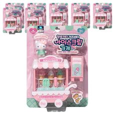 ATEX 幼兒用Hello Kitty兒童維他命冰淇淋店, 桃味兒, 8個, 15g