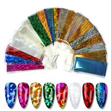 美甲貼片20種組 KN-A4054, 混合顏色, 1套