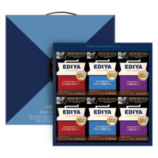EDIYA COFFEE 美式咖啡4號禮盒 + 提袋, 1套, 原味美式咖啡 2入 + 冰美式咖啡 2入 + 特別版 2入