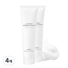 [비건뷰티] 누니 데일리 수분 휩 클렌징 폼, 150ml, 4개