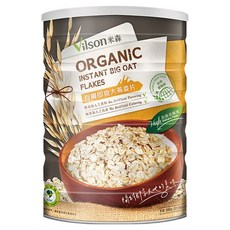 Vilson 米森 有機即食大燕麥片, 1罐, 880g