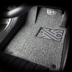 HL만도 와이드 볼륨쿠션 카매트 컬러풀 발판 확장형 1열+2열, 현대 아반떼 CN7 2020.4~, 그레이