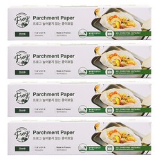 SINCERELY Frog 防沾黏捲筒烘焙紙, 40m, 4個, 1入