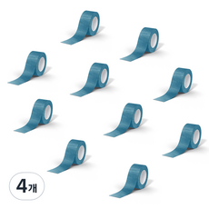 Daybyday 데이바이데이 밴드 2.5cm x 4.5m 블루, 4개, 10개입