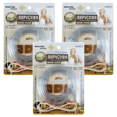 minono 米諾諾 透明PVC防撞條, 透明, 3條