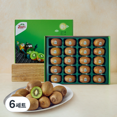 제스프리 그린키위 선물세트, 2.7kg 내외(점보과), 6세트
