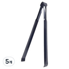 이지리빙 플로깅 쓰레기 청소 집게 70cm, 블랙, 5개