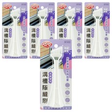 巧巧 溝槽隙縫刷, 白色, 5入