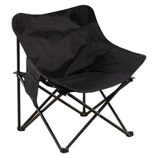 京太陽 折疊露營月亮椅 展開尺寸 68 x 45 x 45cm, 星空黑, 1個