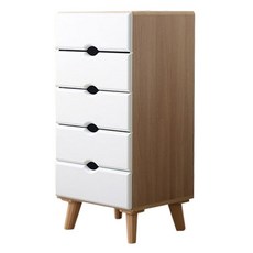 제이디퍼니처 고급 서랍형 협탁, 아카시아화이트, 5단