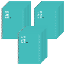 포포팬시 삽질 라인 노트, 민트, 30개