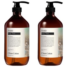 나드 리프레쉬 퍼퓸드 바디워시 클린코튼, 1L, 2개