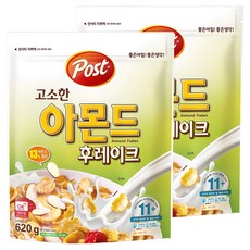 포스트 아몬드후레이크620g, 620g, 2개