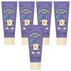 복음자리 짜먹는 잼다운잼 블루베리, 100g, 5개
