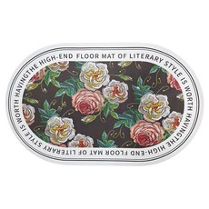 升級版防霉可水沖軟式珪藻土吸水速乾防滑地墊 B01 40 x 60cm 15, 復古15