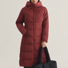 엘쏘 여성용 두꺼운 후드 롱 패딩 점퍼