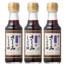 KIKKOMAN 龜甲萬 生魚片醬油, 150ml, 3個