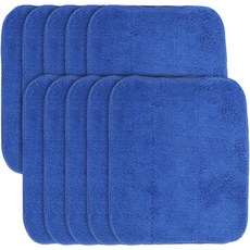 크린아이 양면 극세사 행주 블루, 10개