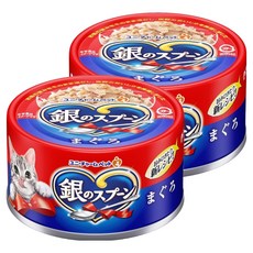 유니참긴노스푼 고양이 습식 캔, 참치맛, 70g, 2개