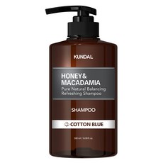 KUNDAL 昆黛爾 蜂蜜澳洲堅果香氛洗髮乳 Cotton Blue, 500ml, 1瓶