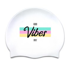 矽膠震動泳帽, 白色的