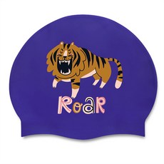 矽膠怒吼泳帽, 深紫色