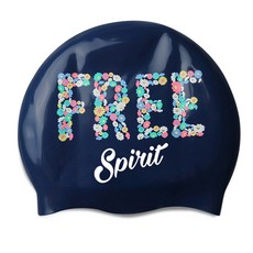矽膠無皺紋Free Spirit泳帽, 海軍