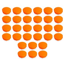 Magpia 彩色圓形啞光磁鐵支架, 60個, 橘子