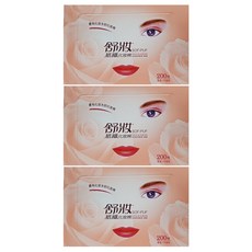 舒妝 紙纖化妝棉 輕柔親膚、吸水力佳、不易產生棉絮, 200枚, 3入