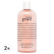 philosophy Philosophy 哲學之美 驚豔 grace 保濕沐浴露, 2個, 480ml