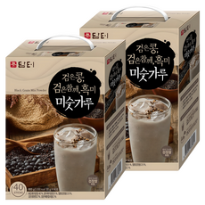 담터 검은콩 검은참깨 흑미 미숫가루, 800g, 2개