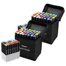 영아트 아트마카펜 + pp펜홀더 블랙 세트, 1개, 80색