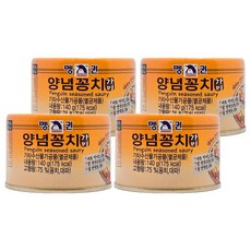 韓國 PENGUIN 調味秋刀魚罐頭, 140g, 4個