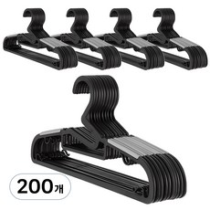 코멧 논슬립 옷걸이, 그레이, 200개