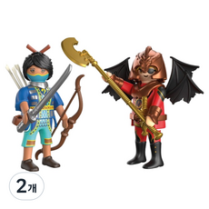 플레이모빌 듀오팩 노블모어와 번햄 결투 71884, 2개
