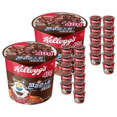 콘푸로스트 다크초코 컵 시리얼, 40g, 24개