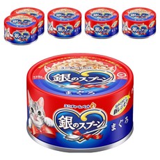 유니참긴노스푼 고양이 습식 캔, 참치맛, 70g, 6개