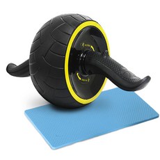 Arif彈簧AB輪+護膝墊, 黃色