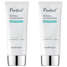 Mediflower 完美水潤防曬精華 SPF 50+ PA++++, 2個, 50ml