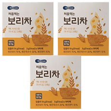 BEBECOOK 寶膳 初食大麥茶, 3g, 18入, 3盒